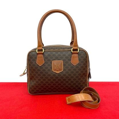CELINE Shoulder Bag leather Brown