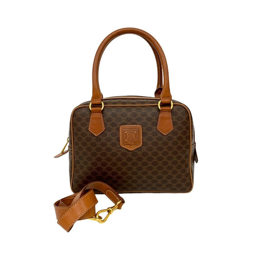 CELINE Shoulder Bag leather Brown