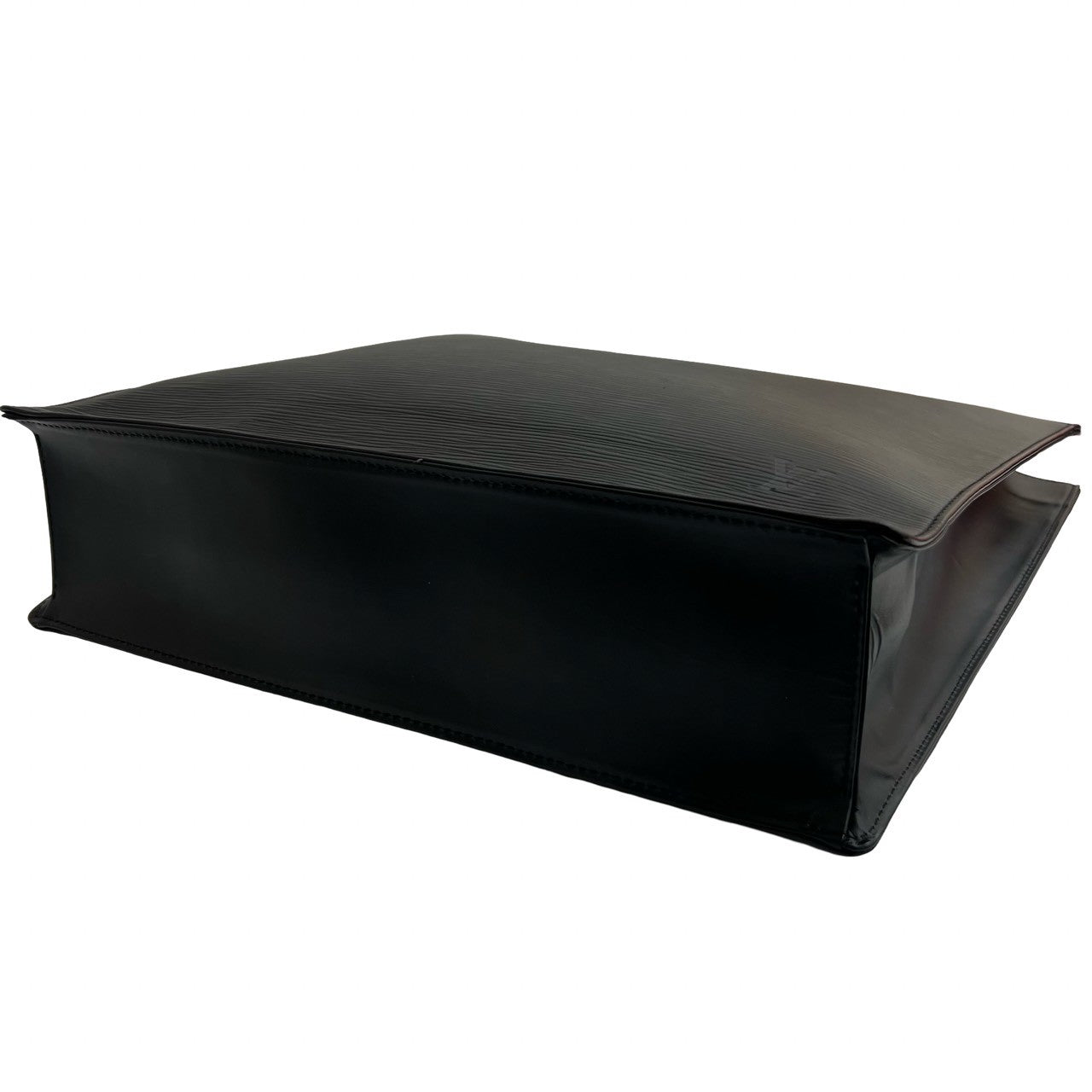 LOUIS VUITTON Handbag Epi Leather black Epi Sac Plat