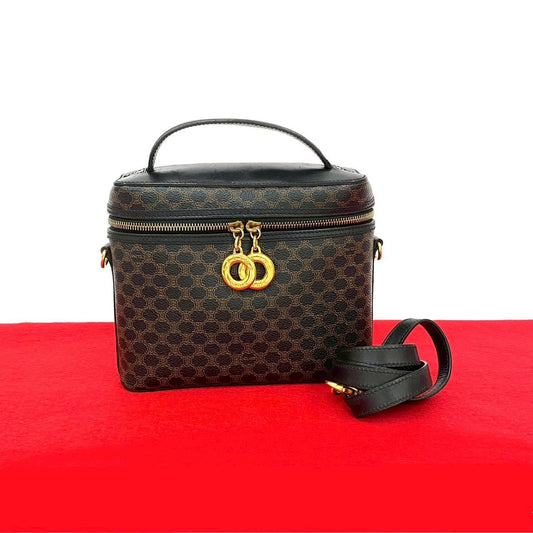 CELINE Shoulder Bag leather black