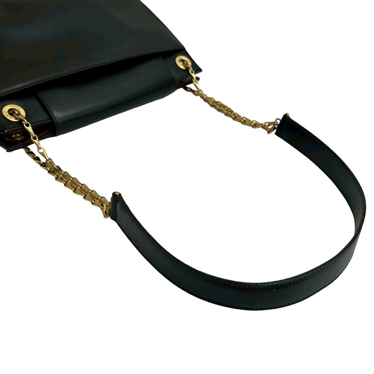 CELINE Shoulder Bag leather black