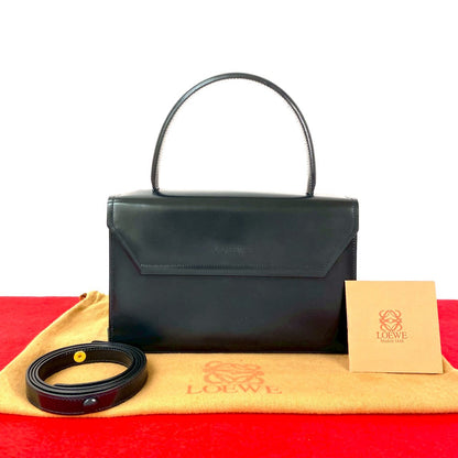 LOEWE Shoulder Bag leather Navy