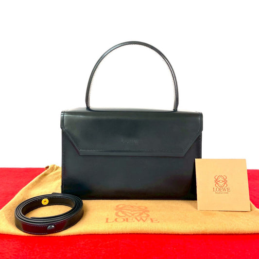 LOEWE Shoulder Bag leather Navy