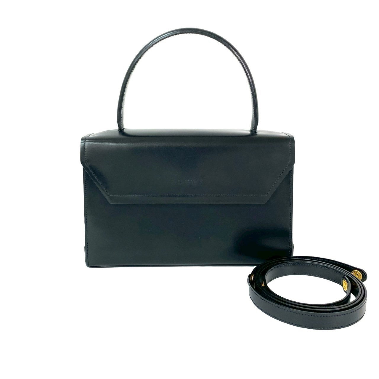 LOEWE Shoulder Bag leather Navy