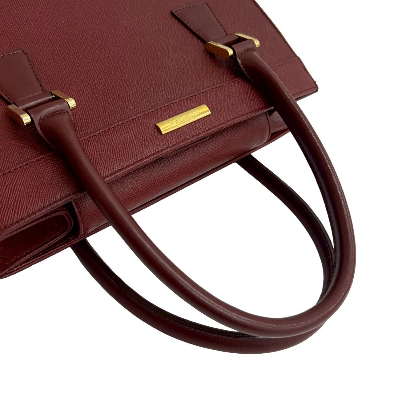 BURBERRY Handbag leather wine-red