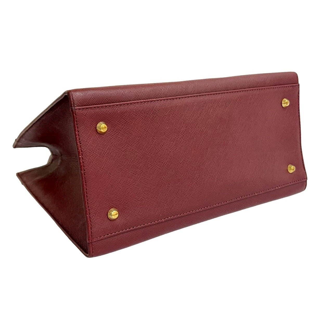 BURBERRY Handbag leather wine-red