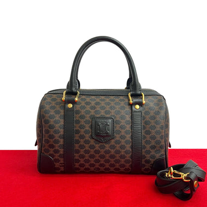 CELINE Shoulder Bag leather Brown