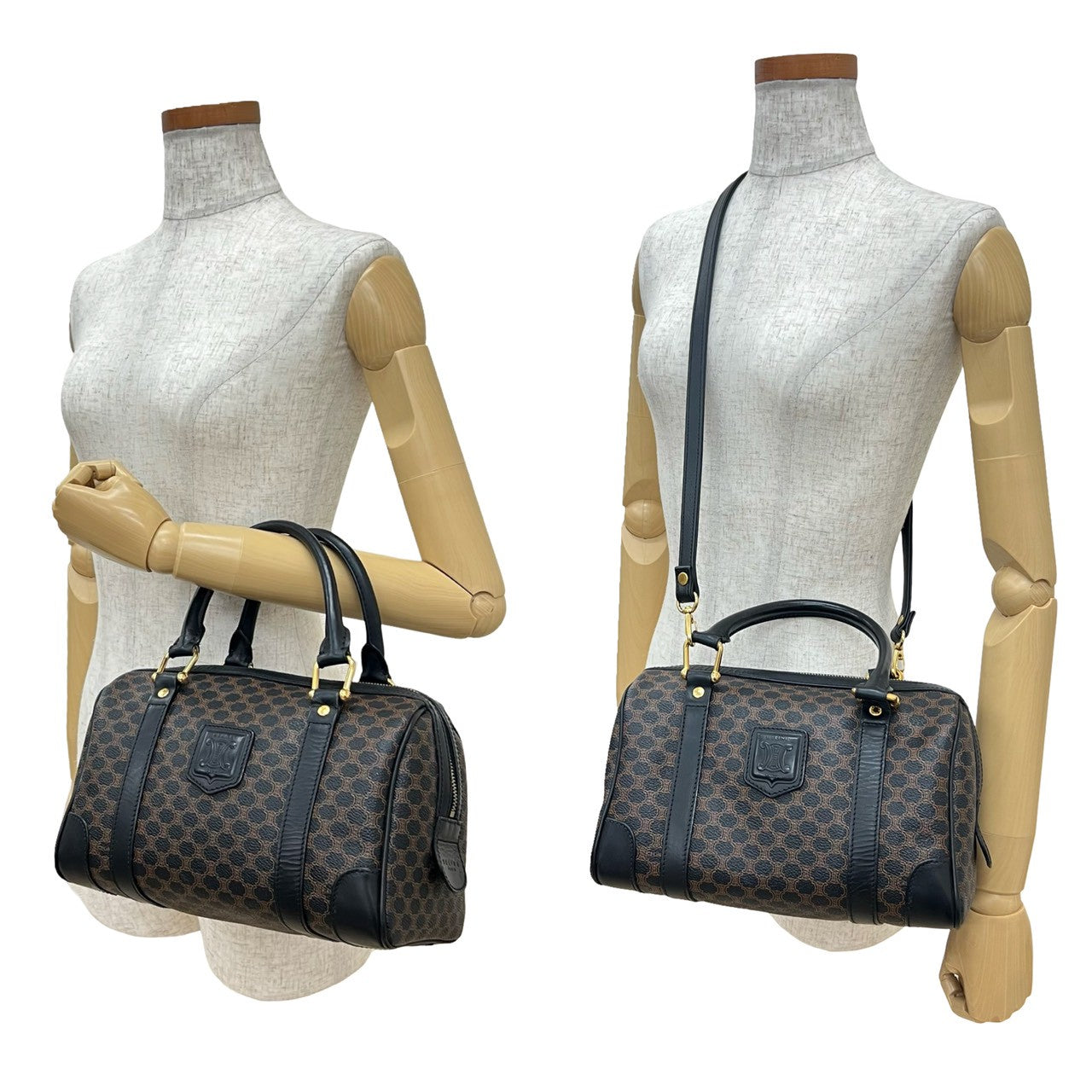 CELINE Shoulder Bag leather Brown