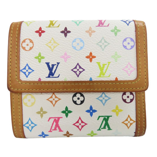 LOUIS VUITTON Bifold Wallet M92983 Monogram multicolor Bron Porto Monet Bier Cartes Crdit Women Used Authentic
