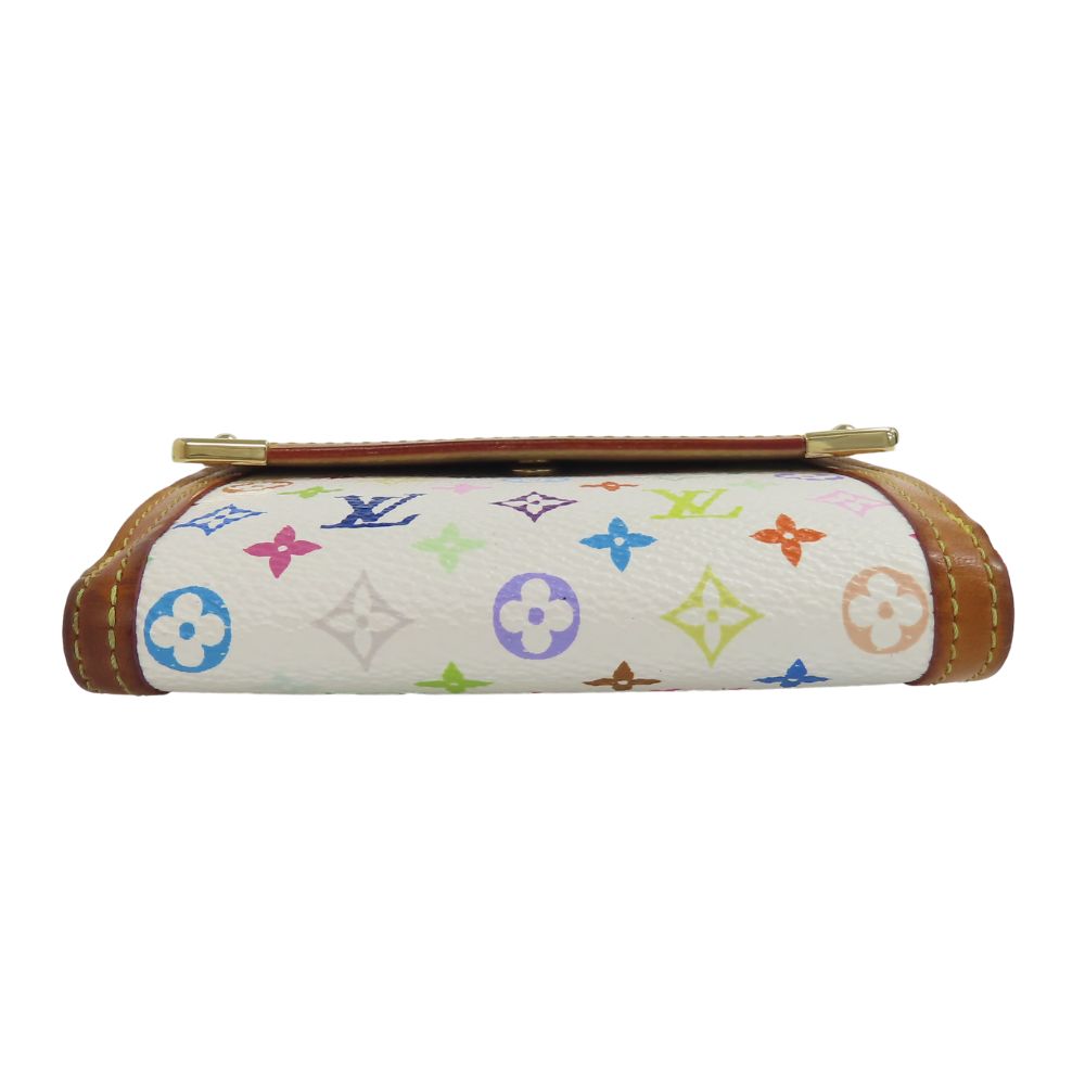 LOUIS VUITTON Bifold Wallet M92983 Monogram multicolor Bron Porto Monet Bier Cartes Crdit Women Used Authentic