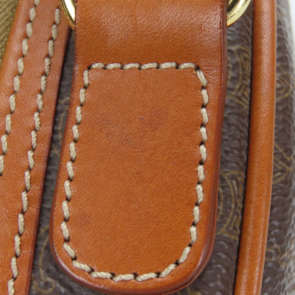 CELINE Handbag PVC, Leather Brown Women Used Authentic