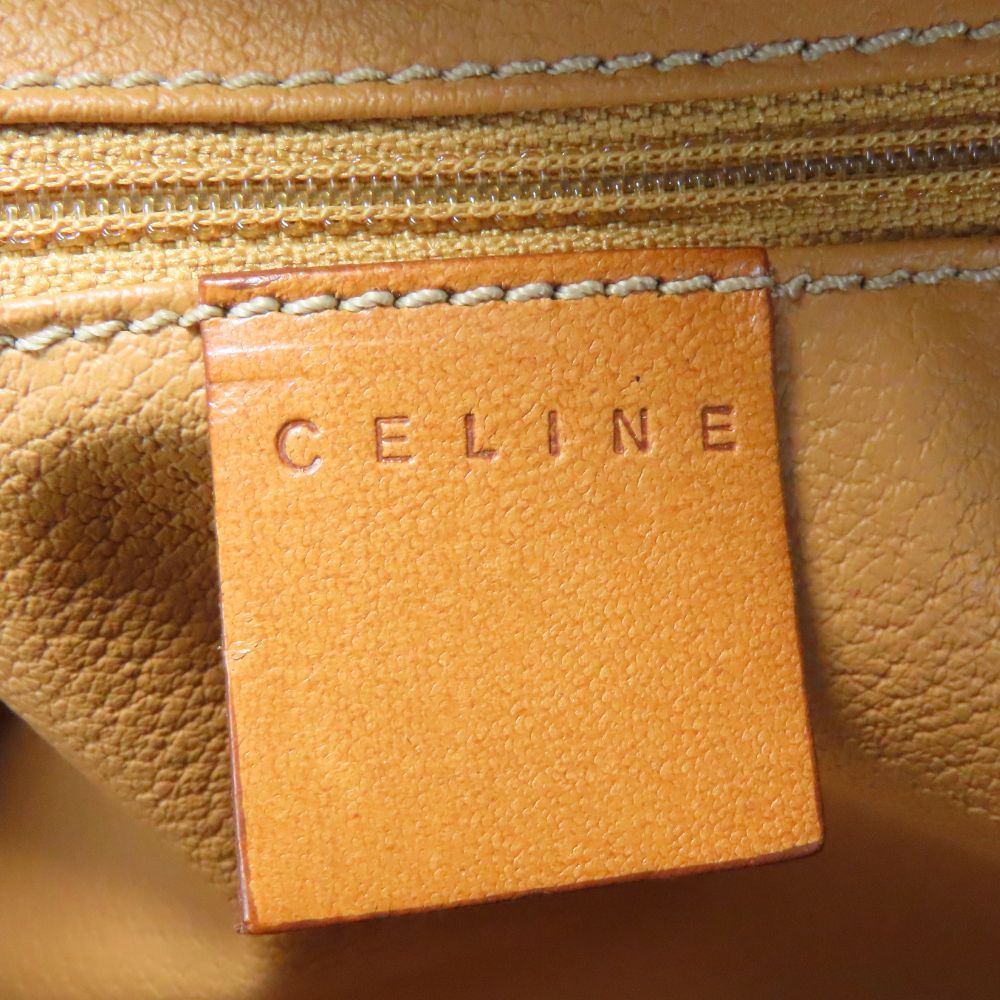 CELINE Handbag PVC, Leather Brown Women Used Authentic