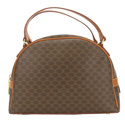 CELINE Handbag PVC, Leather Brown Women Used Authentic