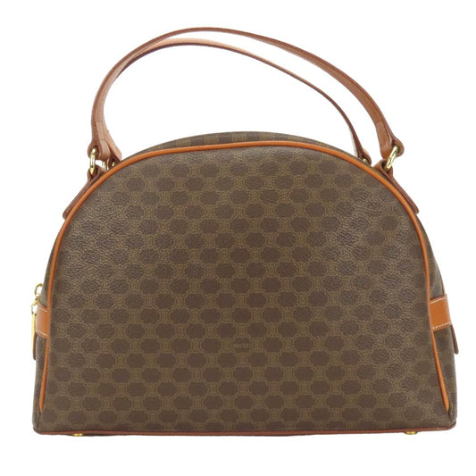 CELINE Handbag PVC, Leather Brown Women Used Authentic