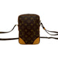 LOUIS VUITTON Shoulder Bag leather Brown Monogram Amazone