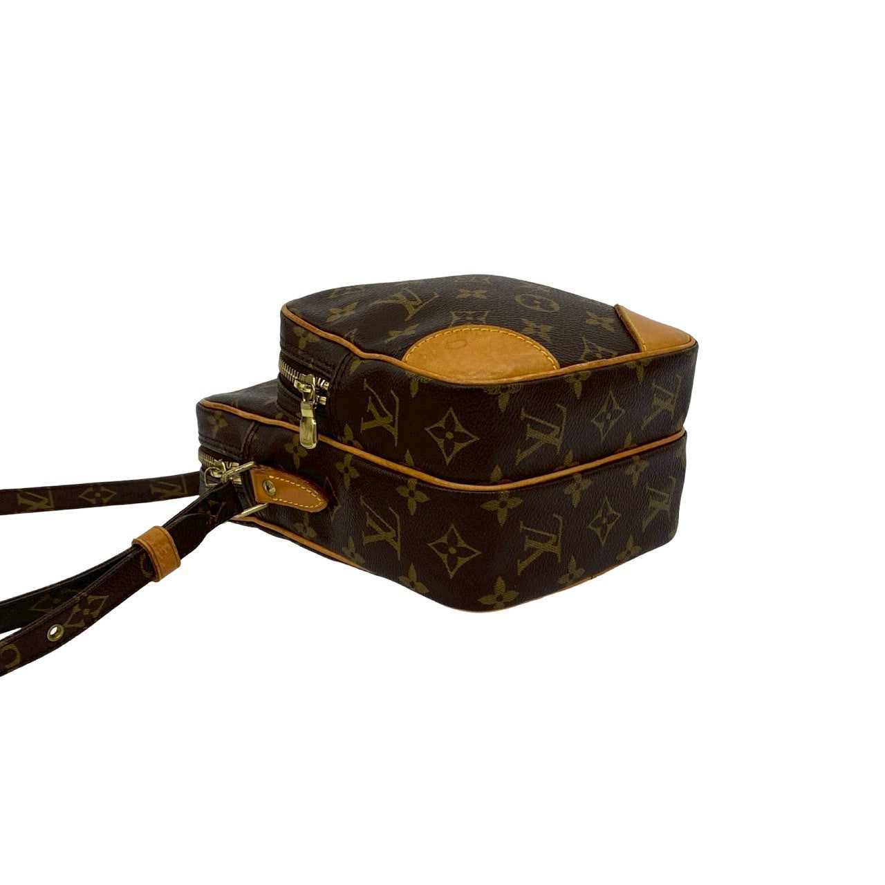 LOUIS VUITTON Shoulder Bag leather Brown Monogram Amazone