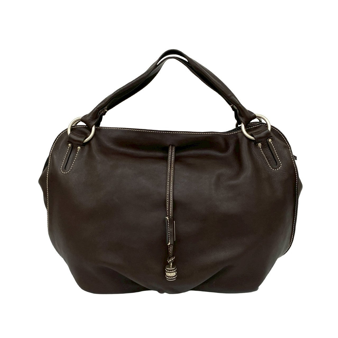 CELINE Handbag leather Brown