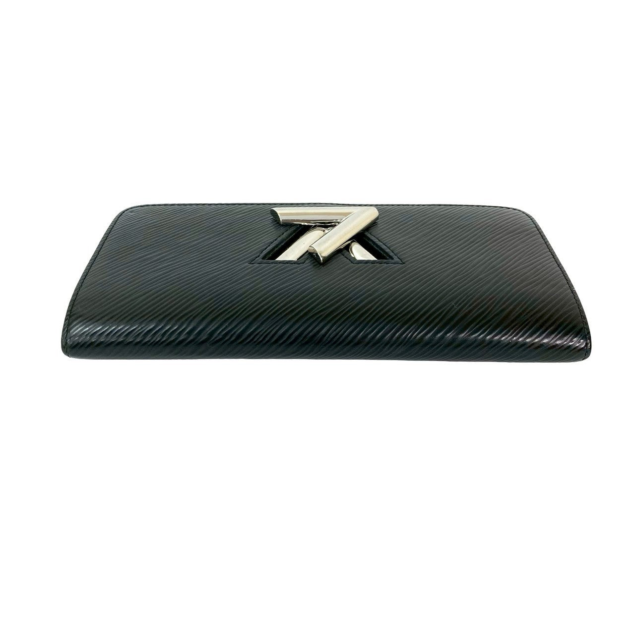 LOUIS VUITTON Long Wallet Purse Epi Leather black Epi Portefeuille twist