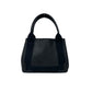 BALENCIAGA Shoulder Bag leather black Navy Cabas S