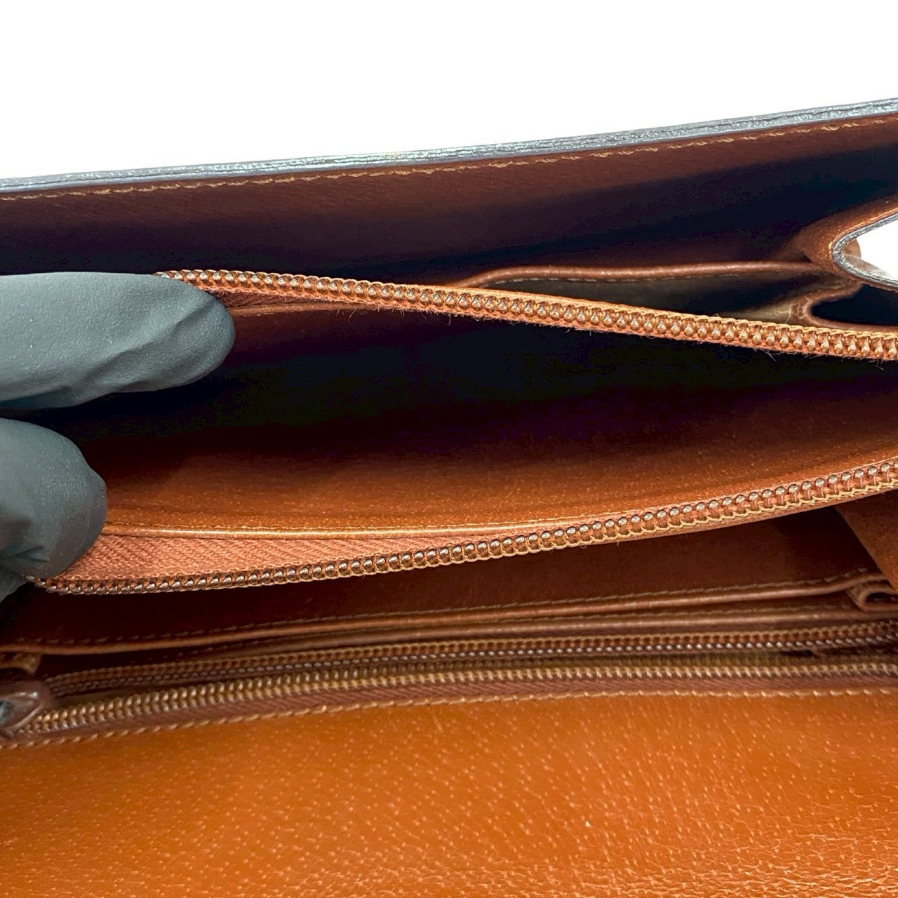 LOUIS VUITTON Shoulder Bag leather Brown Monogram Sac Vendome