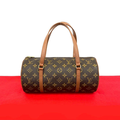 LOUIS VUITTON Handbag leather Brown Monogram Papillon30
