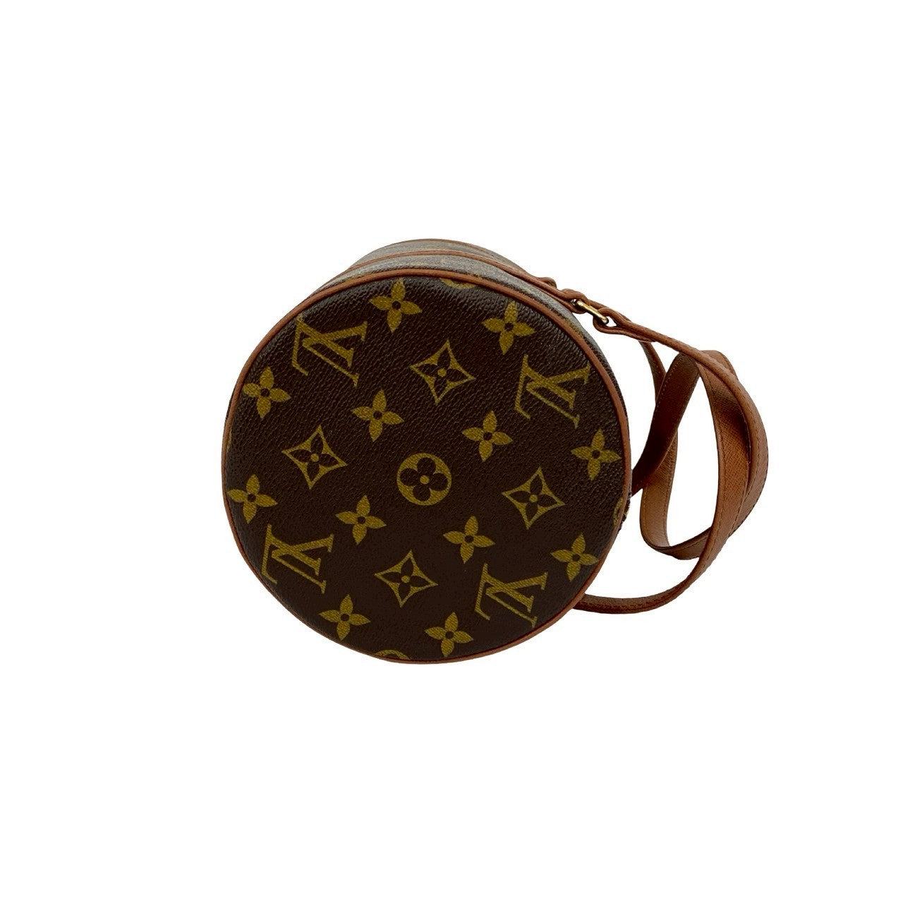 LOUIS VUITTON Handbag leather Brown Monogram Papillon30