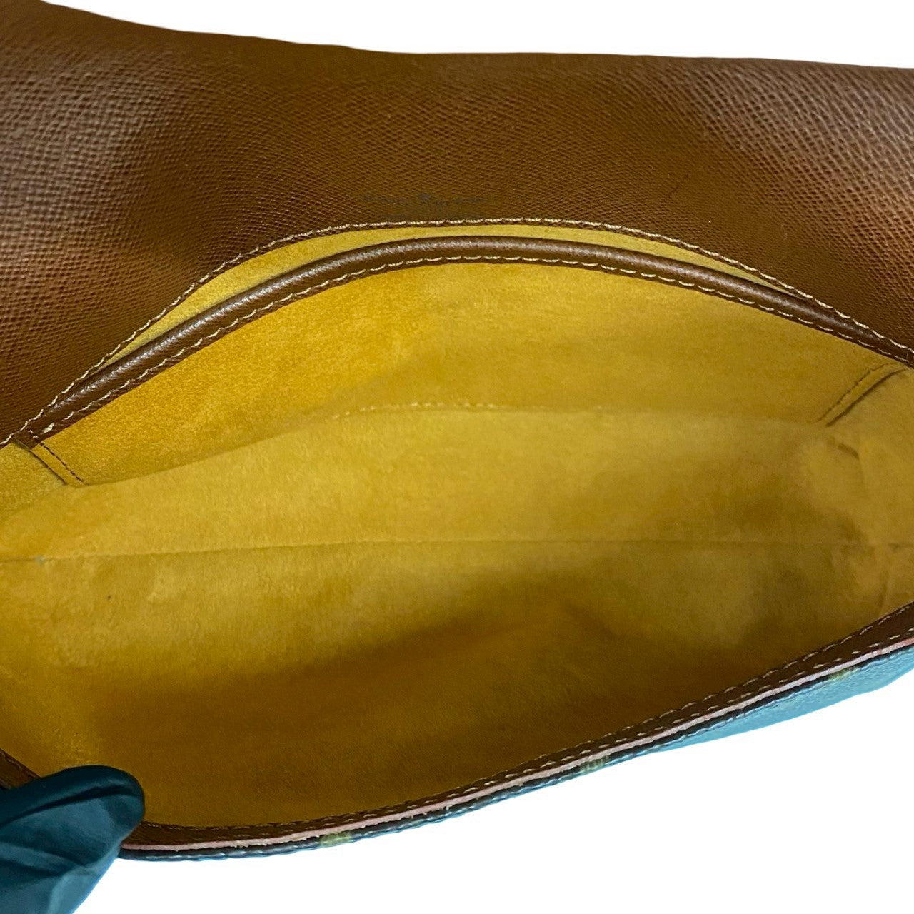 LOUIS VUITTON Shoulder Bag leather Brown Monogram Musette Tango