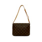 LOUIS VUITTON Shoulder Bag leather Brown Monogram Musette Tango