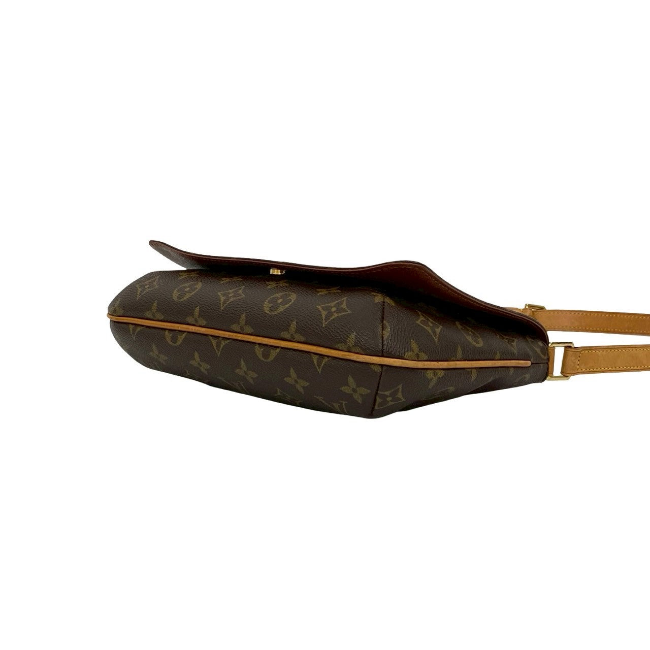 LOUIS VUITTON Shoulder Bag leather Brown Monogram Musette Tango