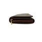 LOUIS VUITTON Bifold Wallet leather Brown Monogram Porto Monet Zip