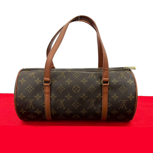 LOUIS VUITTON Handbag PVC Brown Papillon30