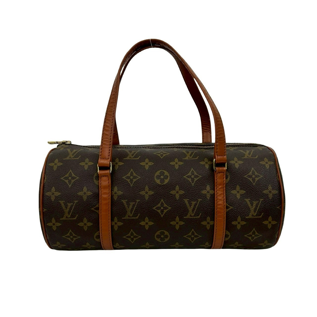 LOUIS VUITTON Handbag PVC Brown Papillon30