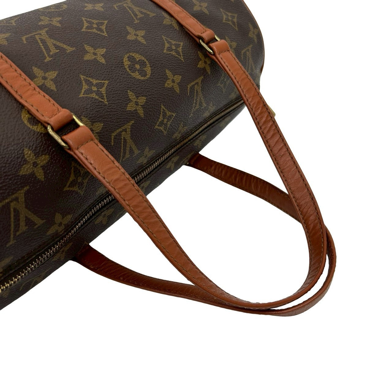 LOUIS VUITTON Handbag PVC Brown Papillon30