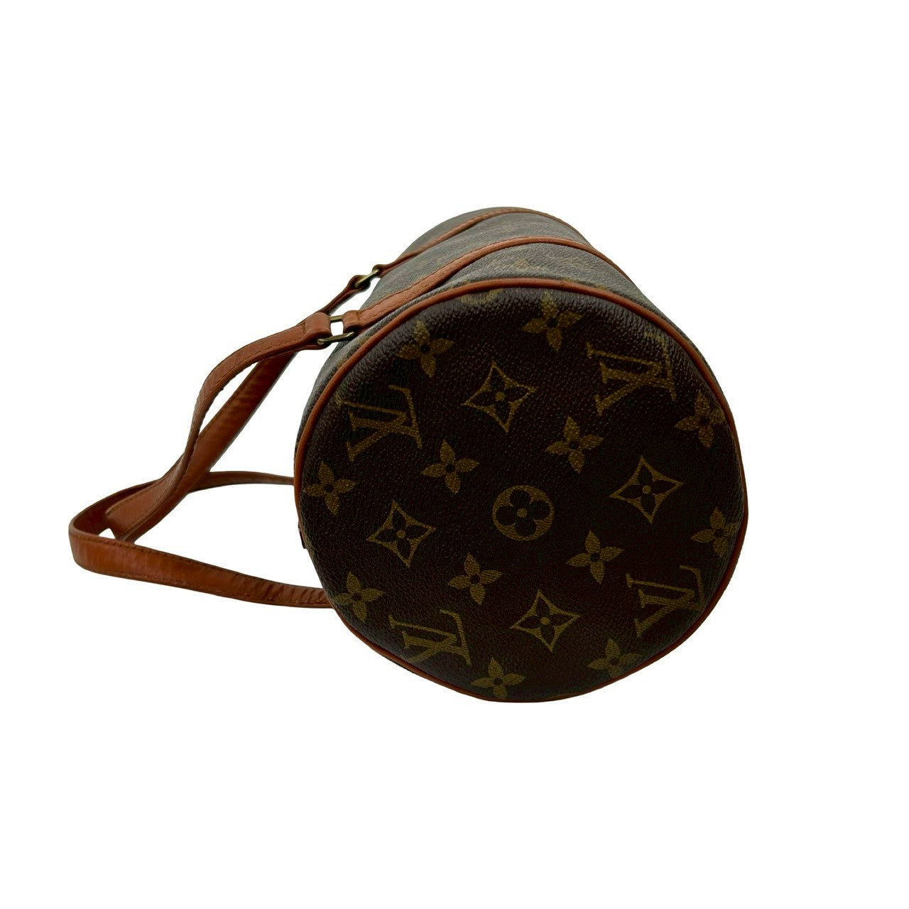 LOUIS VUITTON Handbag PVC Brown Papillon30