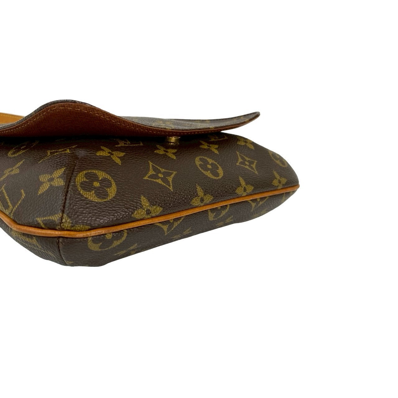 LOUIS VUITTON Shoulder Bag leather Brown Monogram Musette Salsa