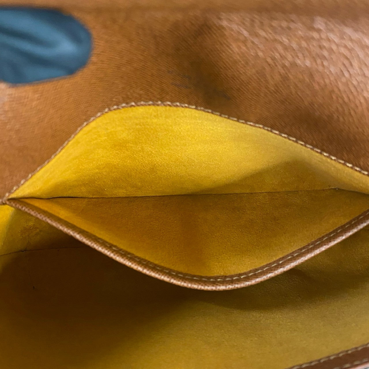 LOUIS VUITTON Shoulder Bag leather Brown Monogram Musette tango