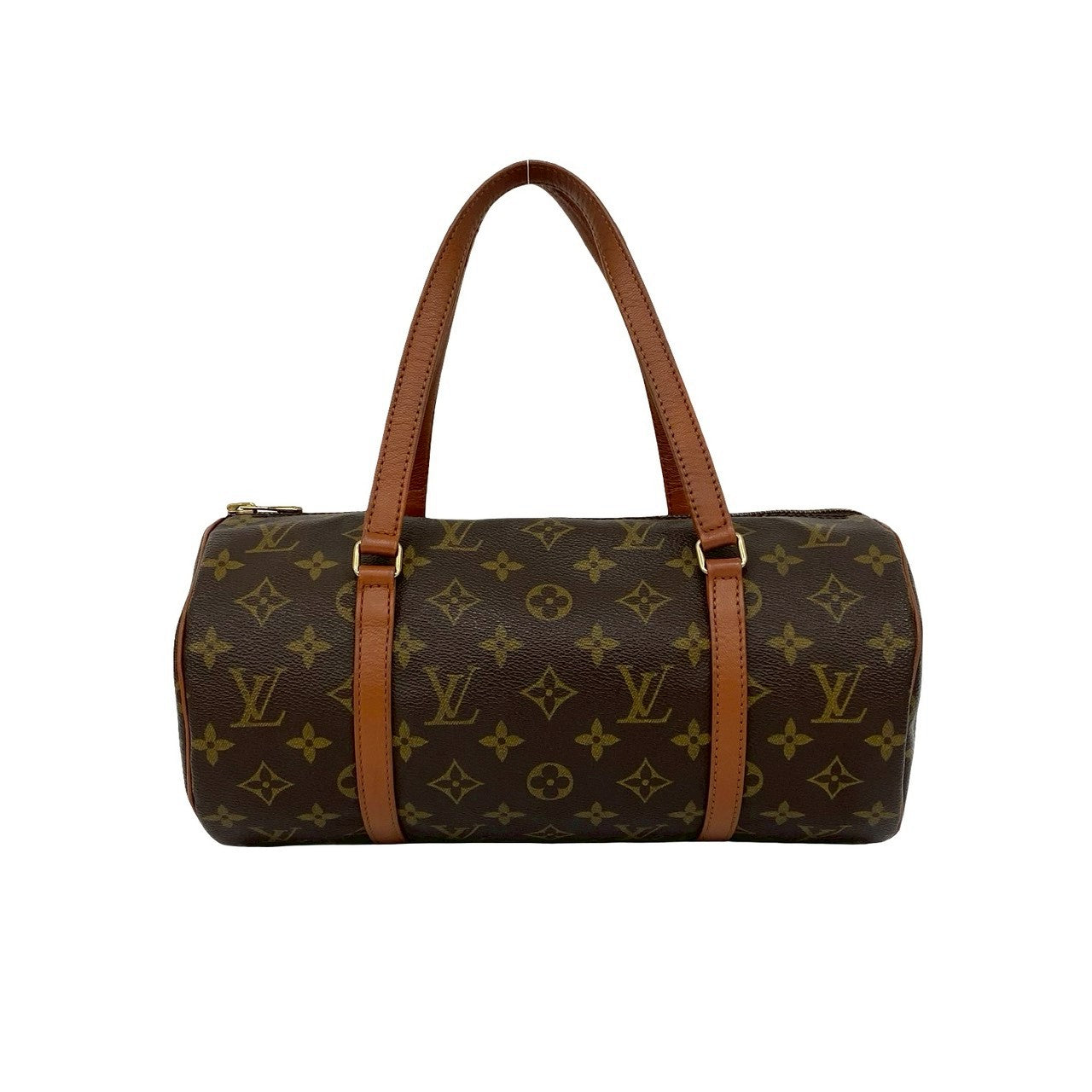 LOUIS VUITTON Handbag leather Brown Monogram Papillon30