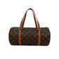 LOUIS VUITTON Handbag leather Brown Monogram Papillon30