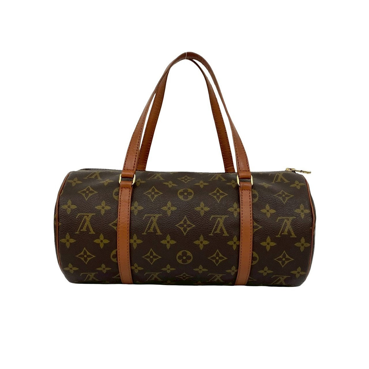 LOUIS VUITTON Handbag leather Brown Monogram Papillon30