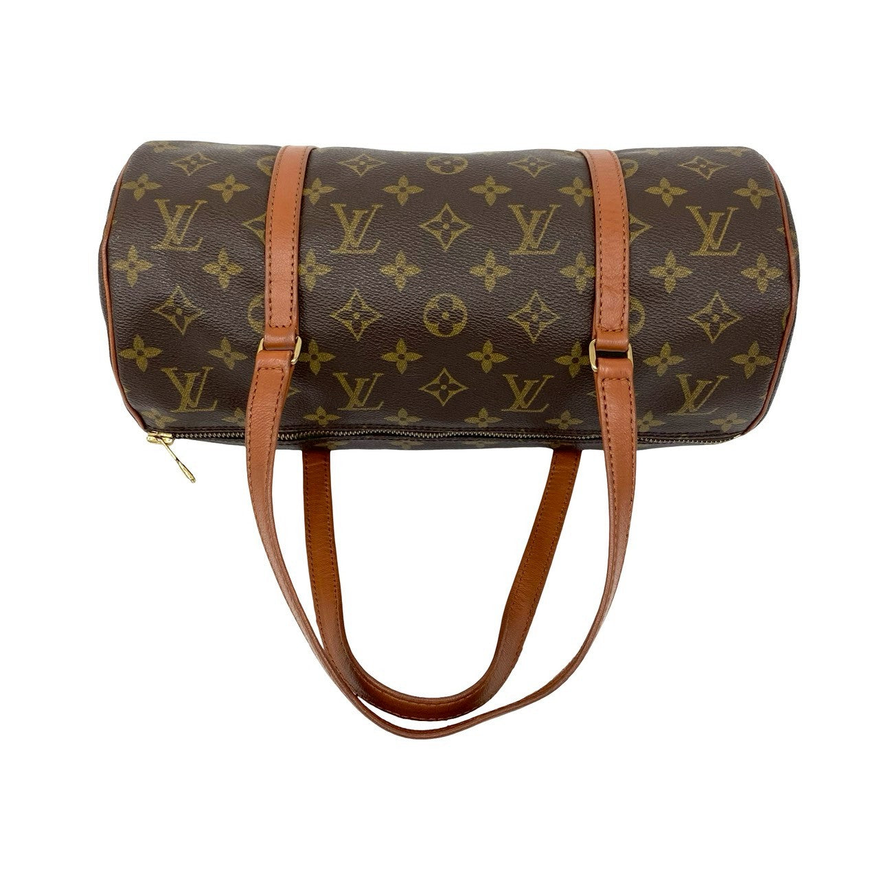 LOUIS VUITTON Handbag leather Brown Monogram Papillon30