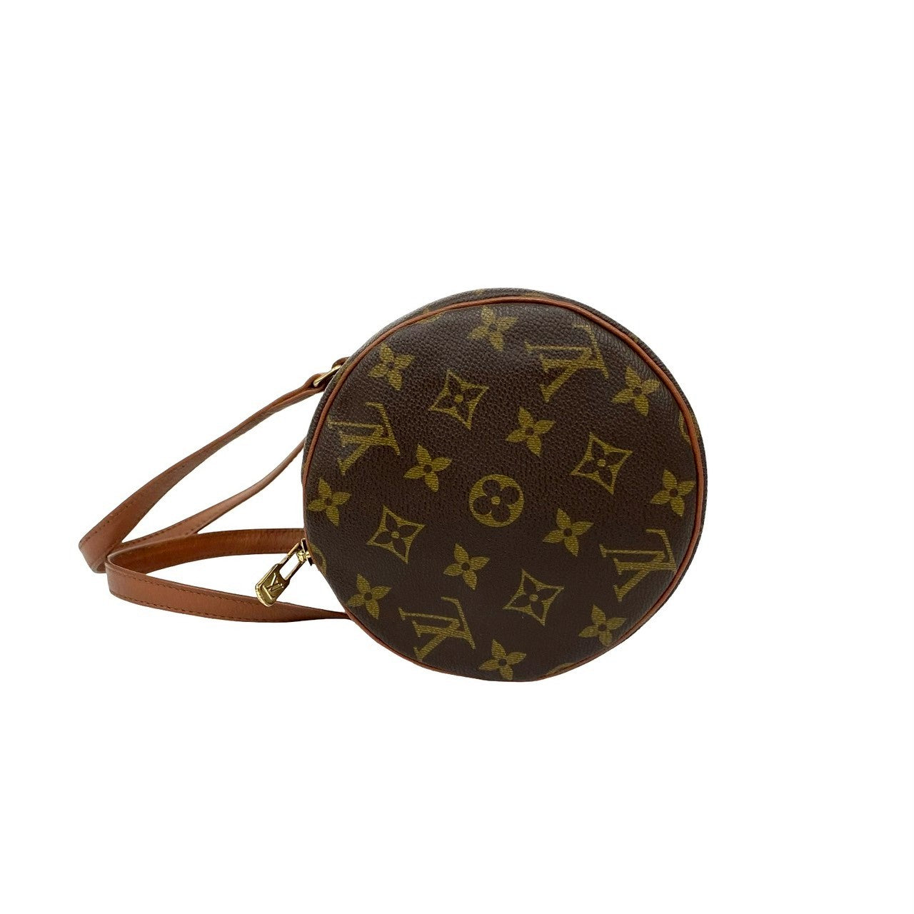 LOUIS VUITTON Handbag leather Brown Monogram Papillon30
