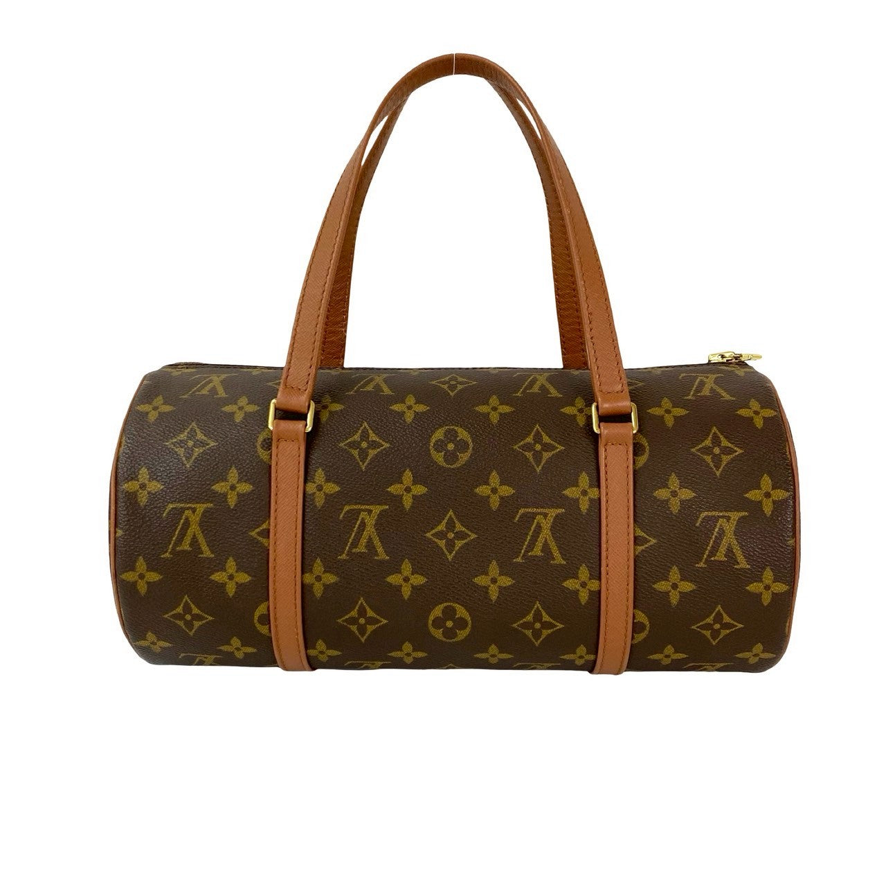 LOUIS VUITTON Handbag leather Brown Monogram Papillon30