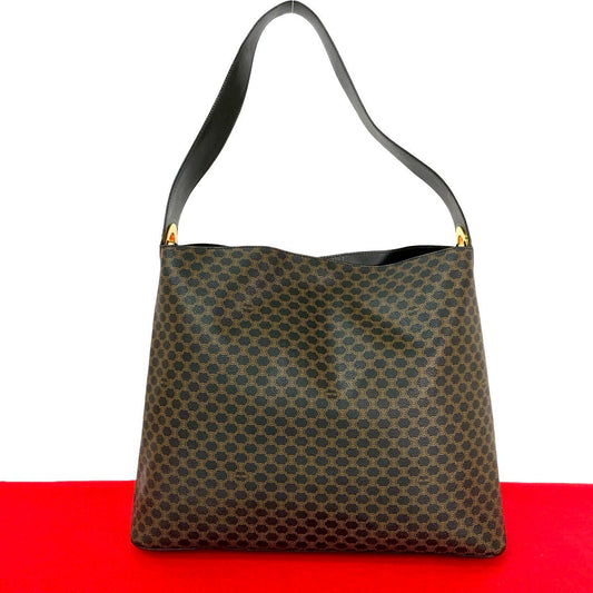 CELINE Shoulder Bag leather black