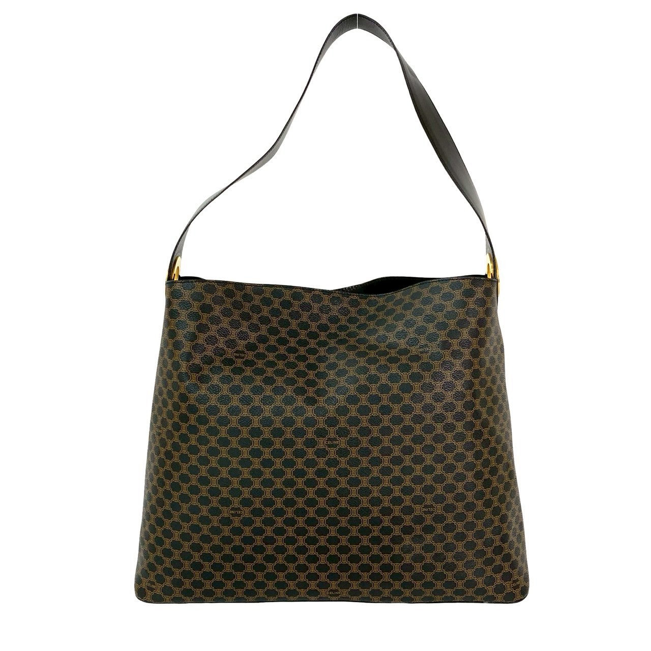 CELINE Shoulder Bag leather black