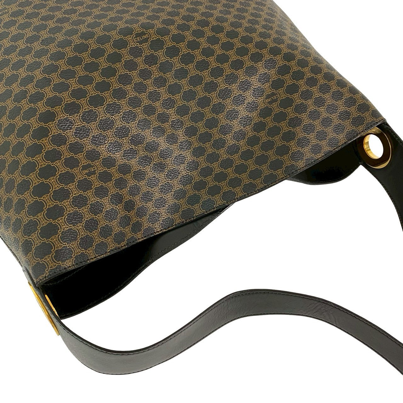 CELINE Shoulder Bag leather black