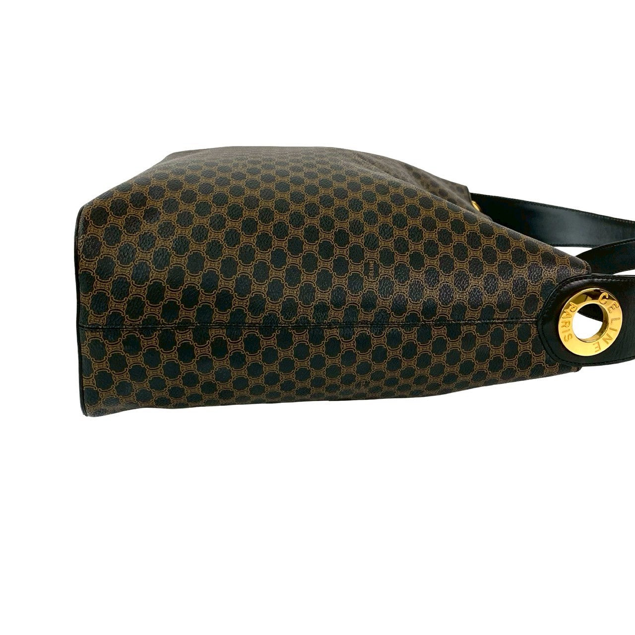 CELINE Shoulder Bag leather black