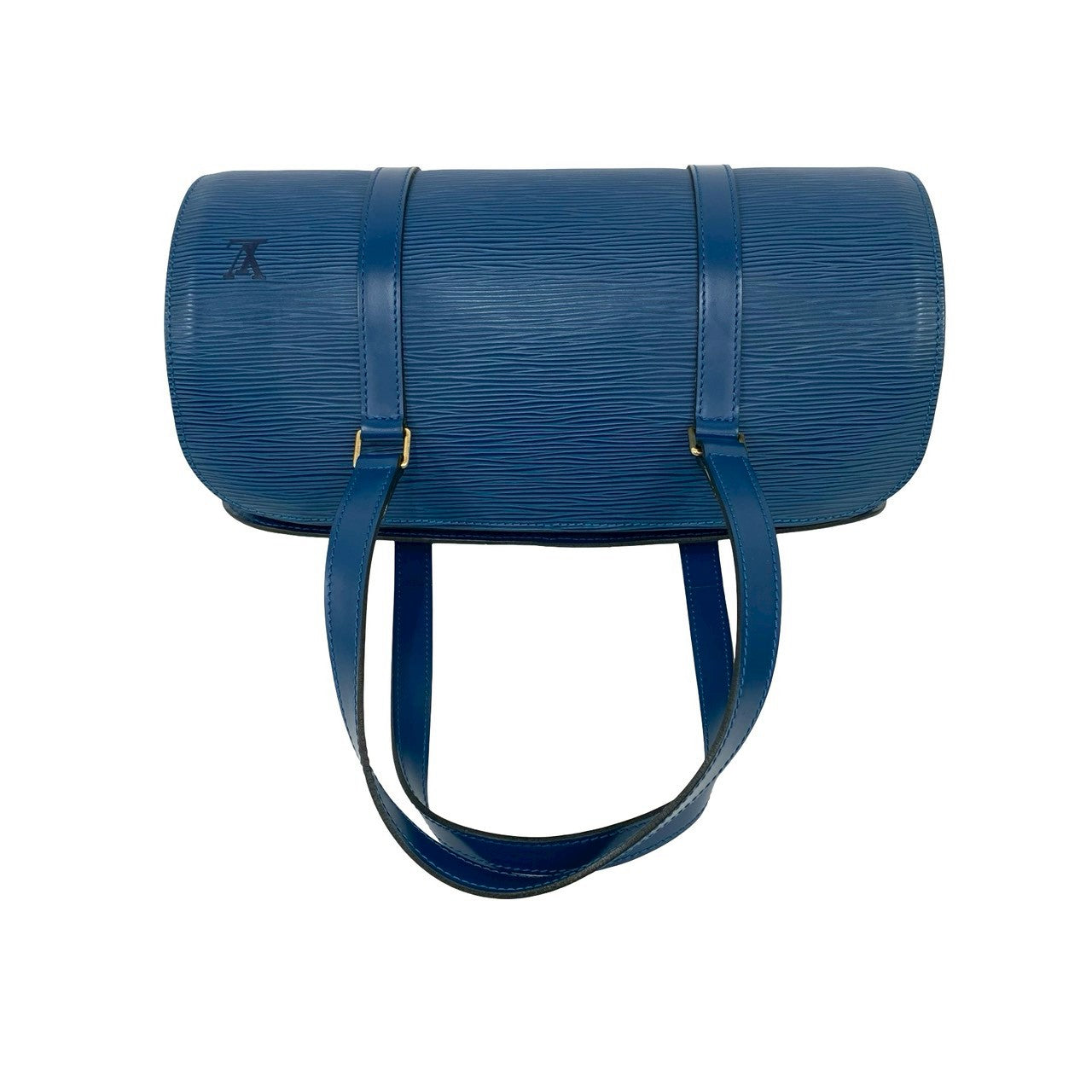 LOUIS VUITTON Handbag Epi Leather blue Epi Suflo