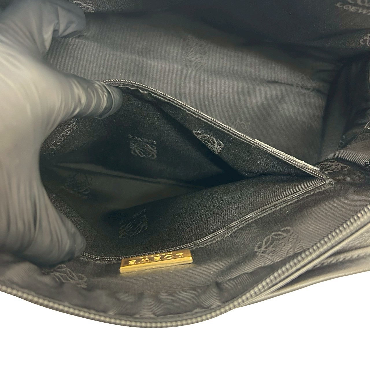 LOEWE Handbag leather black