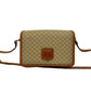 CELINE Shoulder Bag leather beige
