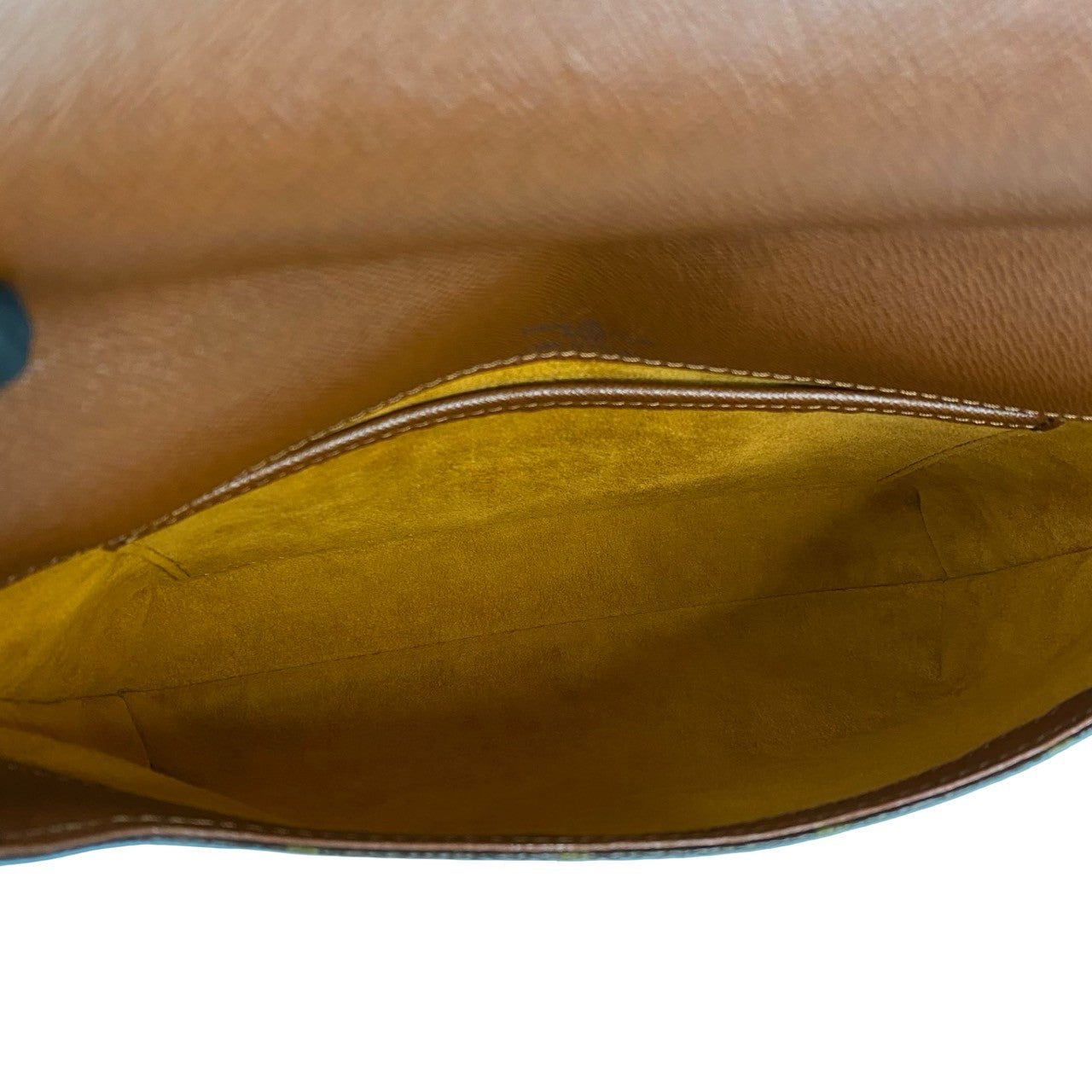 LOUIS VUITTON Shoulder Bag leather Brown Monogram Musette tango